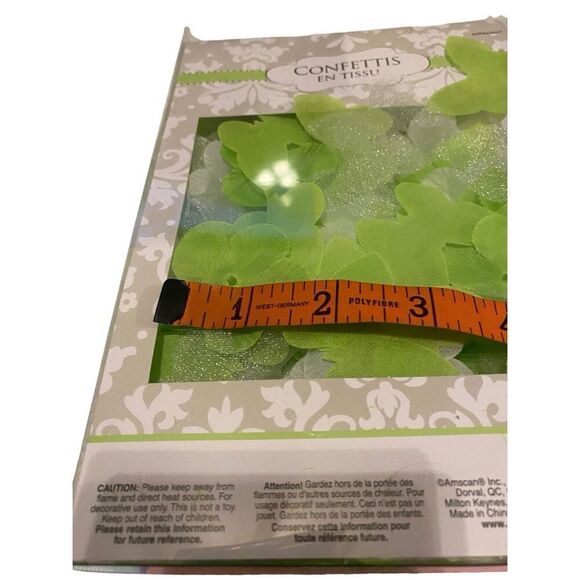 Lot Of Green Party Favors Faux Roses Confetti Decorations Decor - Picture 7 of 9